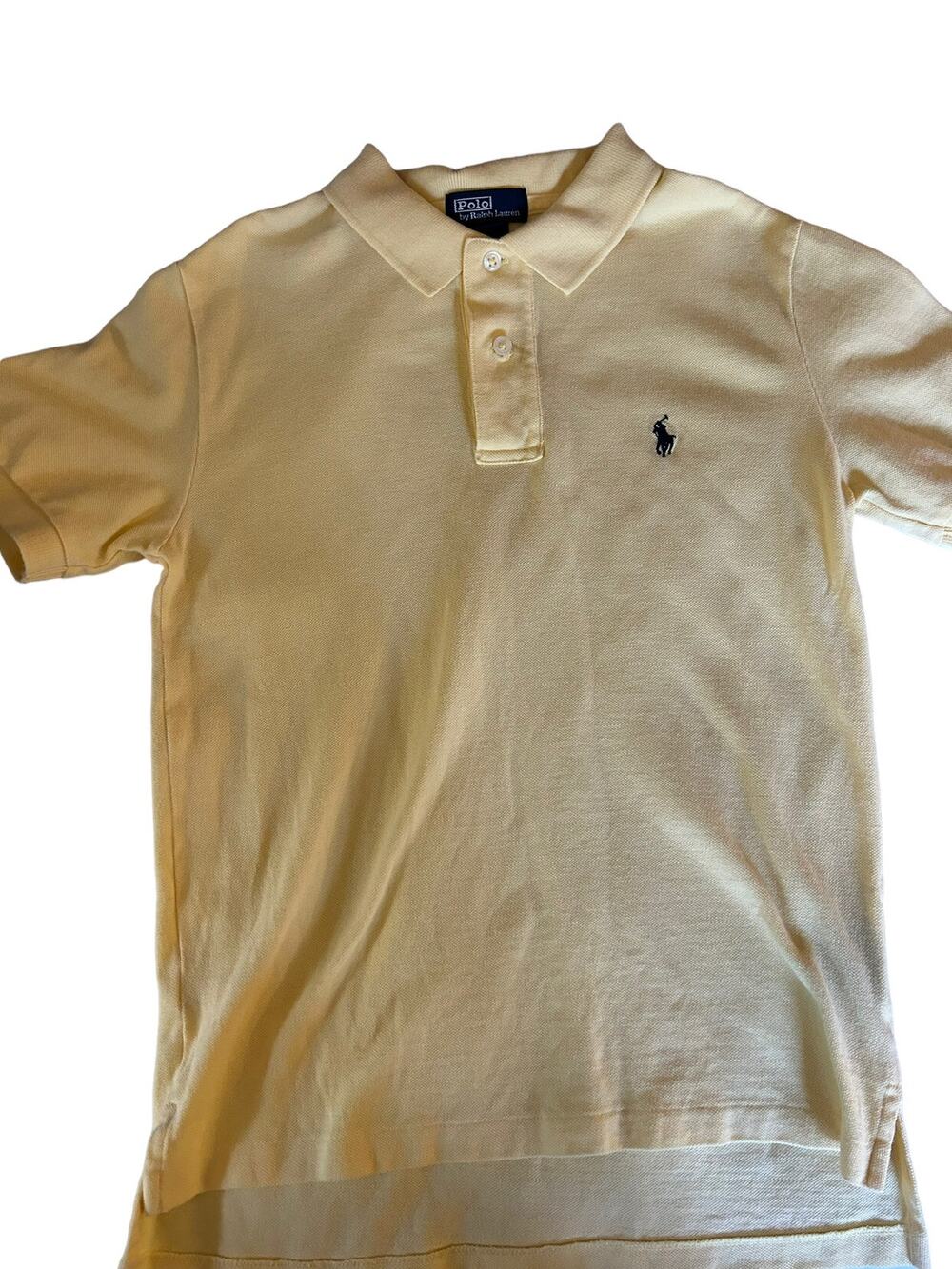 Ralph Lauren Yellow Polo Shirt 8-10